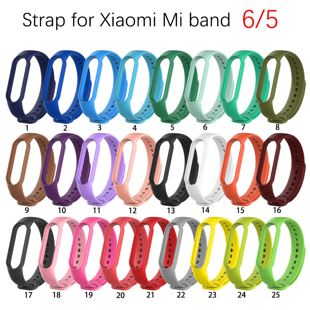 Colorful Wristband For Xiaomi mi band 6 5 NFC miband 6 5 Wrist Strap