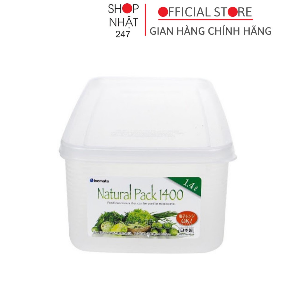 Inomata rectangular food container 1400ml domestic Japan | Shopee Singapore