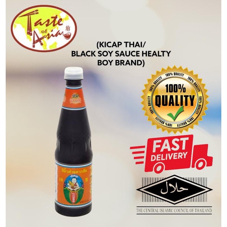 Kicap Thai / Black Soy Sauce Healty Boy Brand / Kicap Budak Thai