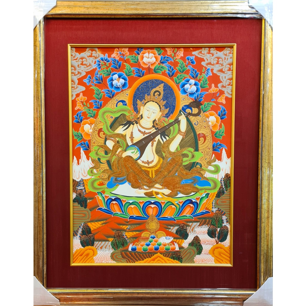 Saraswati Thangka frame | Shopee Singapore