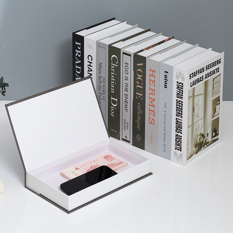 Fake Book decoration can open simulation book box decoration, study bookshelf props, book box model creative decoration