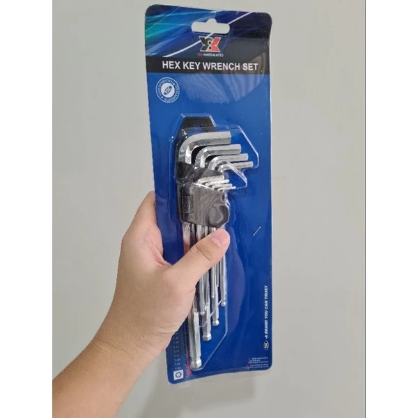 KUNCI L BOLPEN / BALLPOINT SEGI BULAT BINTANG 23CM - Gambar 2