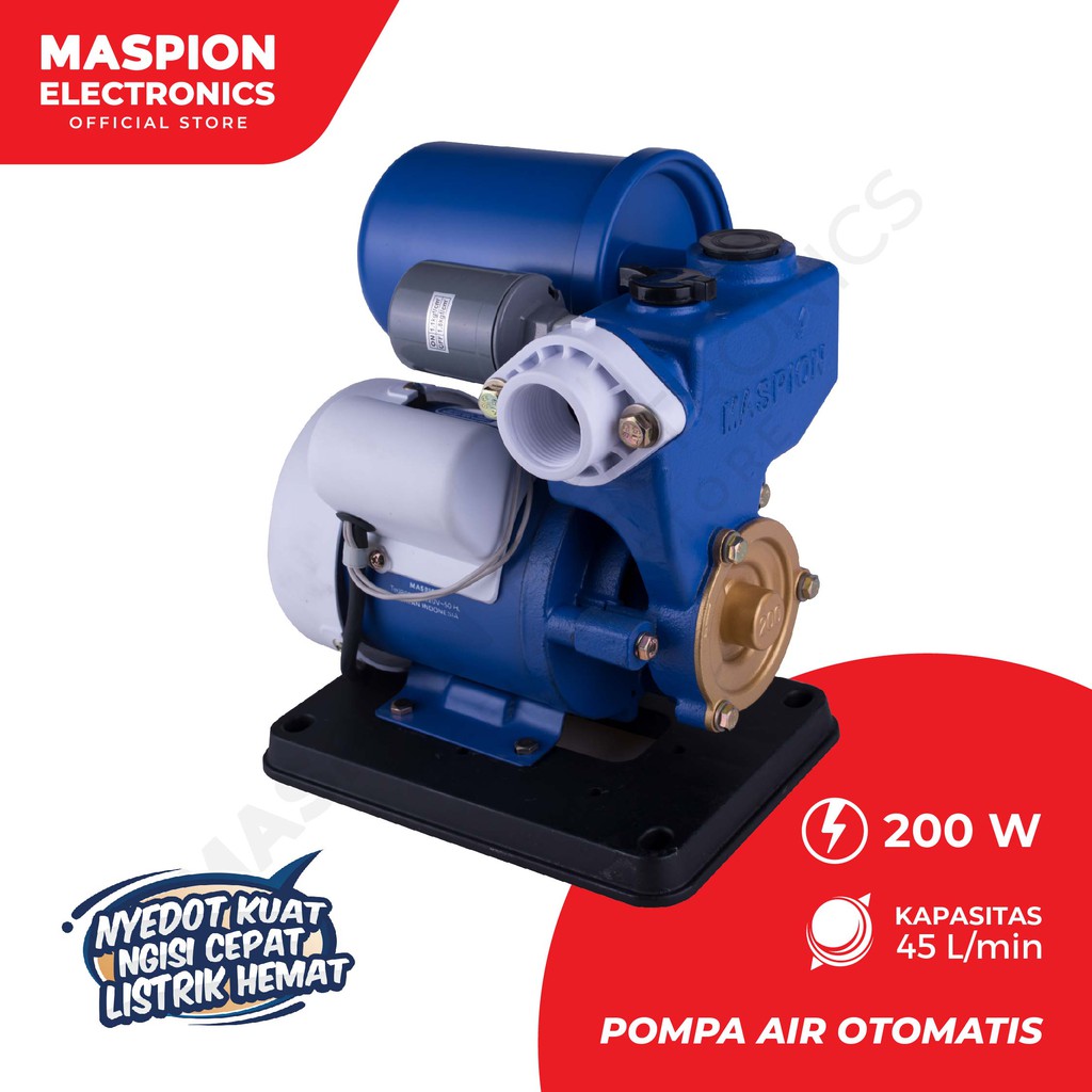 Maspion Water Pump Mesin Pompa Air Otomatis MWP-202 AT - Gambar 2
