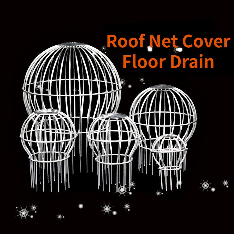 304 Stainless Steel Spherical Roof Drain Cover Floor Drain Balcony Anti