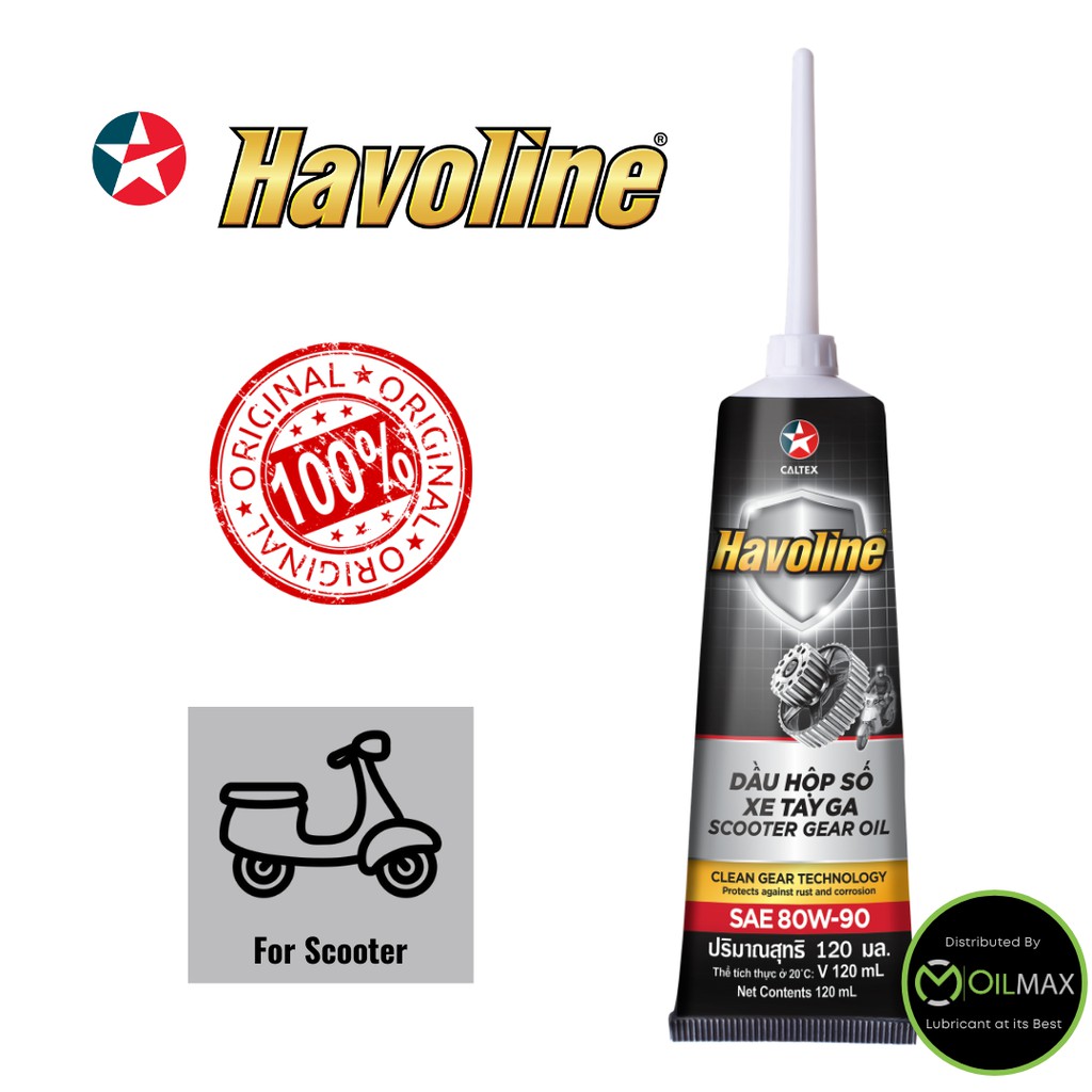 Caltex Havoline® Scooter Gear Oil 80W90 (120ml) Shopee Singapore