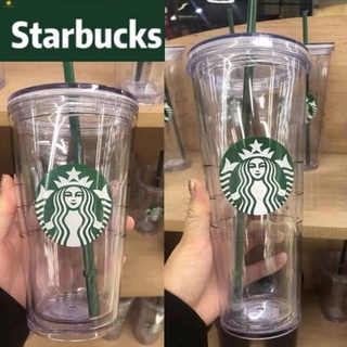 Starbucks jungle double-layer Classic Glass Straw 20oz cup