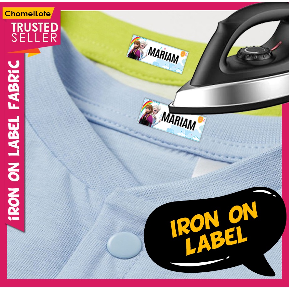 Iron on sale on sticker