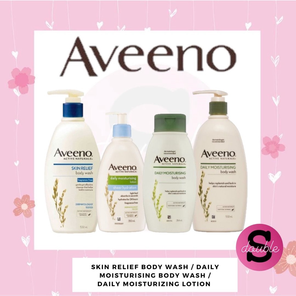 Aveeno Body Wash/ Lotioon Skin Relief / Daily Moisturising, 354ml532ml
