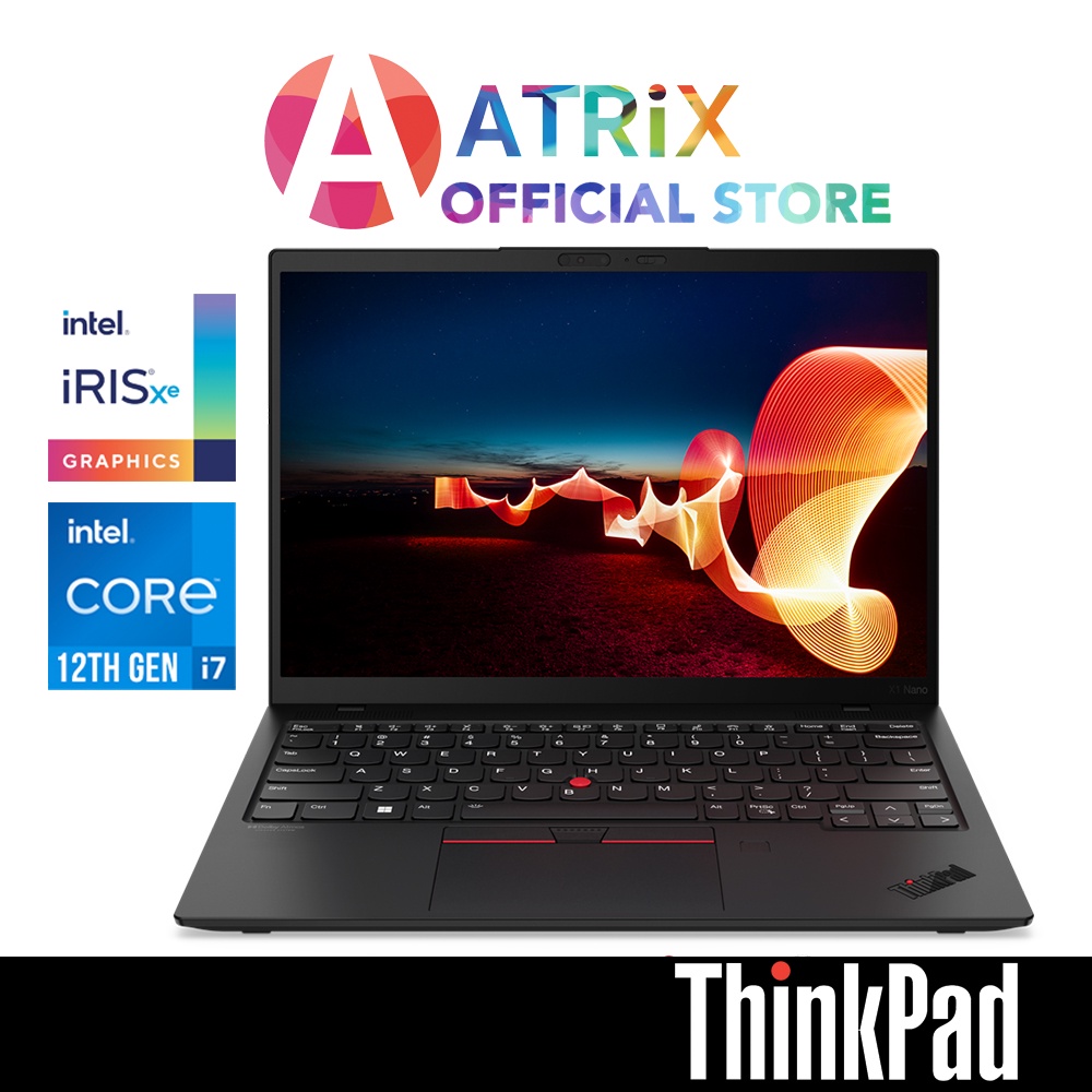 【Express Delivery】ThinkPad X1 Nano Gen 2 | 21E8002MSG | 13" 2K (2160x1350) | i7-1260P | 16GB RAM | 512GB SSD | 3Y