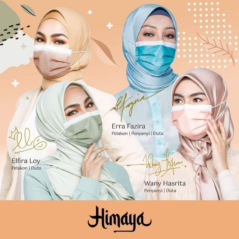 SG Himaya 3Ply Headloop Hijab Friendly Medical Masks READY STOCK 