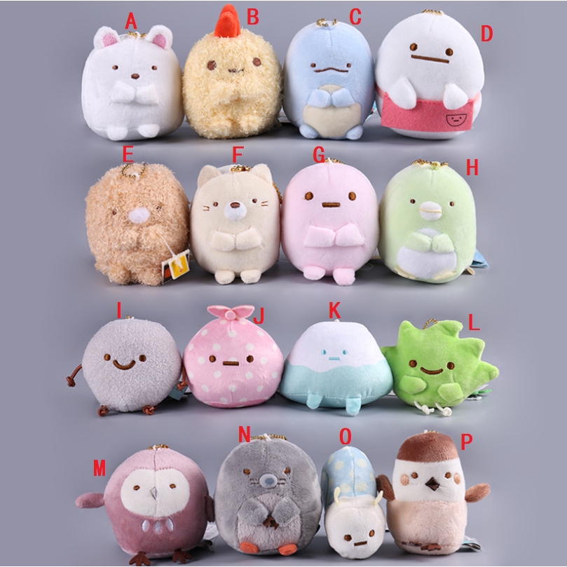 New SAN-X Sumikkogurashi Plush Bag Charm Japan Sushi Stuffed