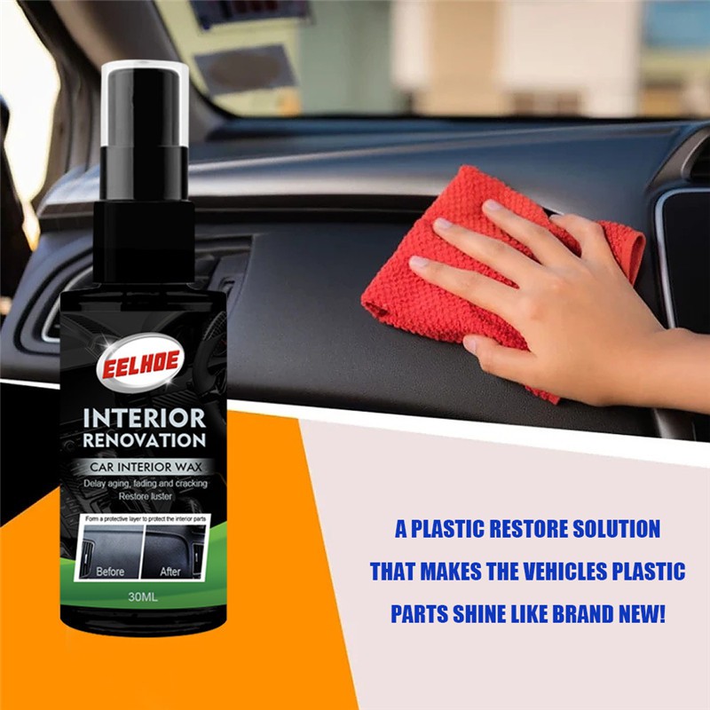 Product image 100ml EELHOE Auto Care Inner Car Interior Wax Seat Polish Dashboard Leather Cleaner 3