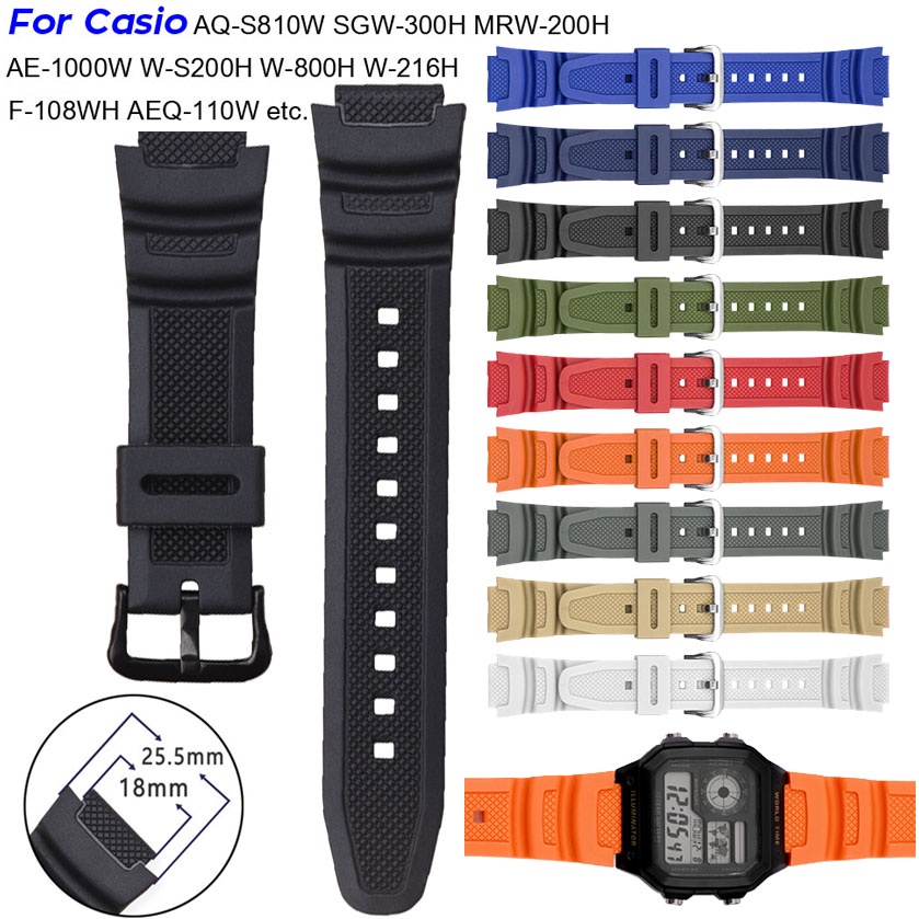 Casio edifice leather hot sale strap replacement