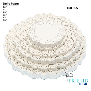 150 Pieces Paper Doilies, 12 Inch Doilies for Food, Disposable Lace Paper  Doilies for Tables, Round Paper Placemats Bulk for Cakes Desserts  Crafts(White) 