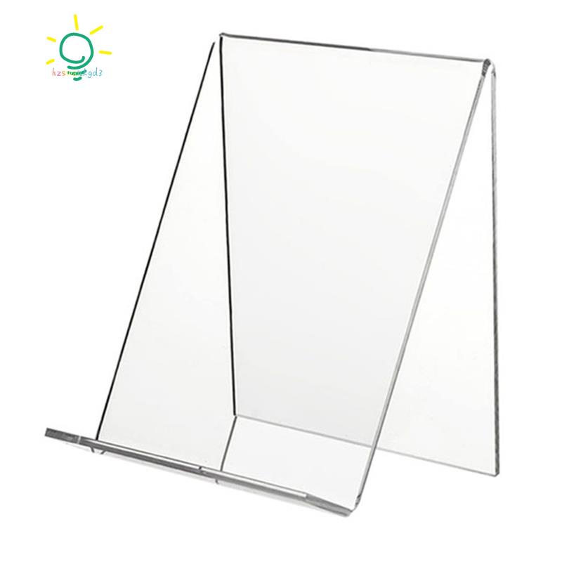 10 Pcs Acrylic Book Stand,Clear Acrylic Display Stand, Clear Holder for