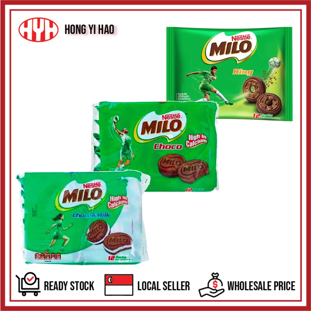 Milo Sandwich Cookies (12x34g) Shopee Singapore