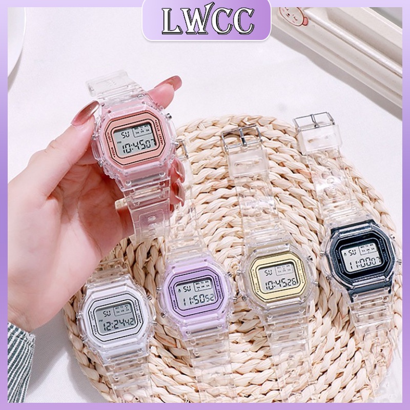 Casio square face on sale watch