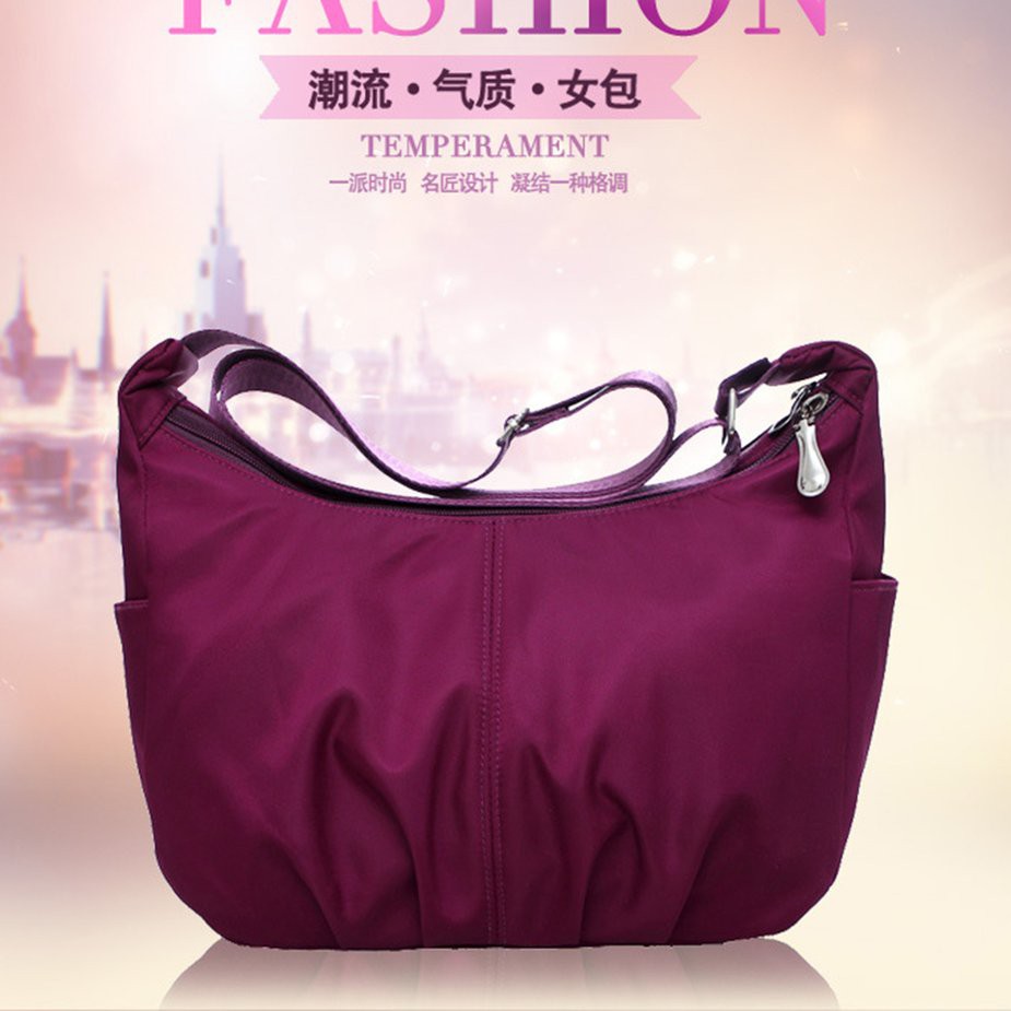 TMR?Waterproof Nylon  Shoulder Bag Fashion Leisure Large Capacity Women Bag