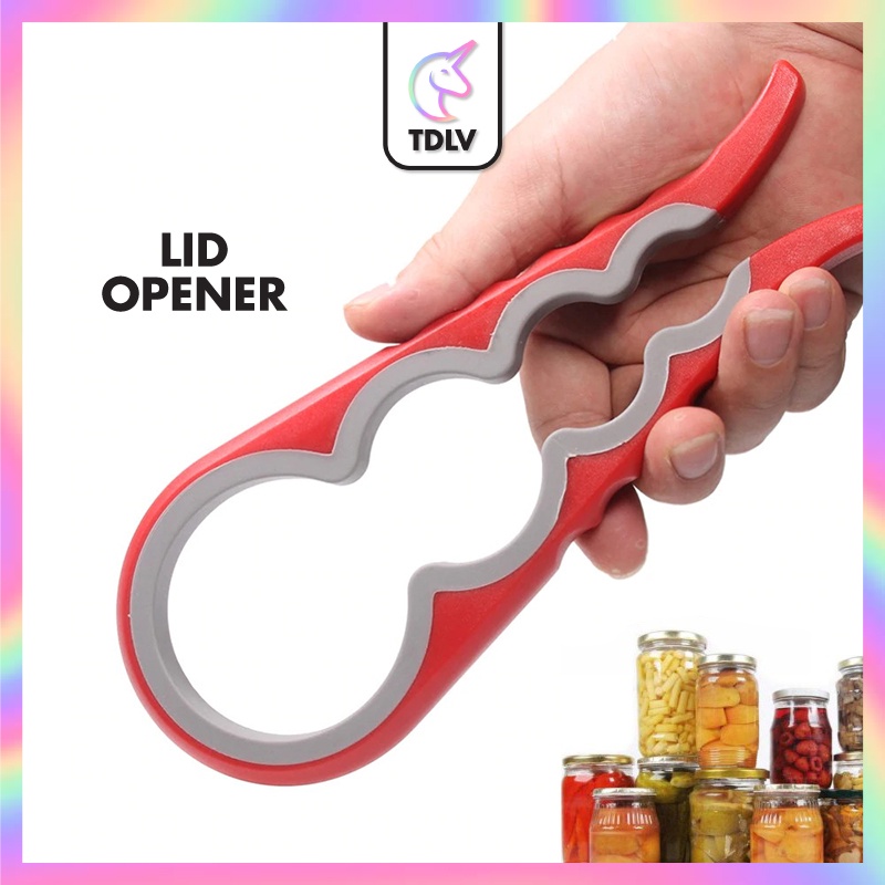TDLV Pembuka Botol Quality 4 in 1 Anti-slip Can Lid Screw Opener Bottle ...