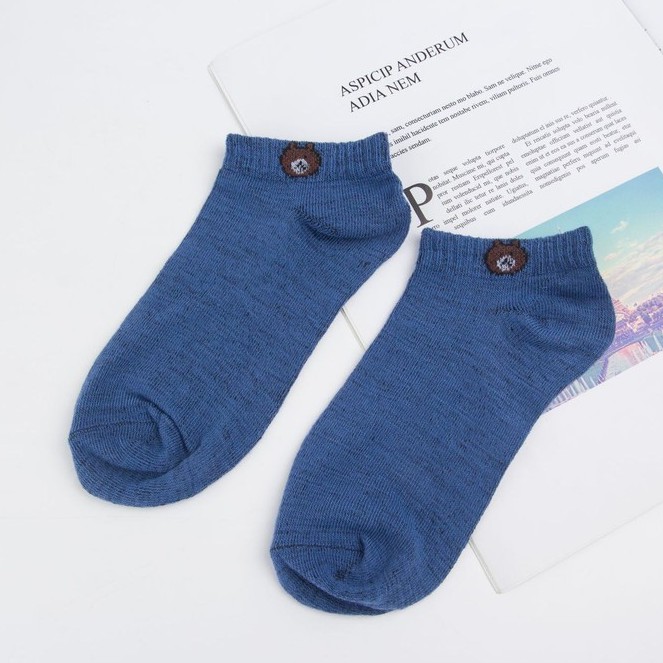 Bear Socks Comfortable Breathable Women's Socks Boat Socks Women's ...