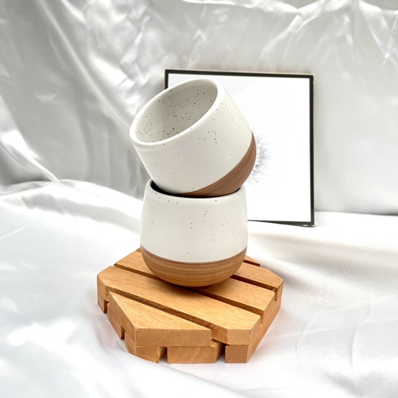 KAYU Ceriche Kin Ceramic mug/Ocha Cup/Ceramic Glass/Wood motif mug ...