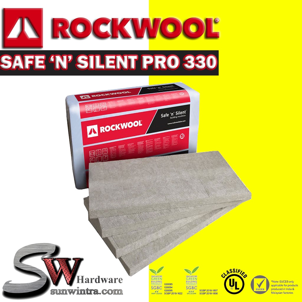 Rockwool Sound Proof Safe N Silent Pro S Kg M X Mm Mm X