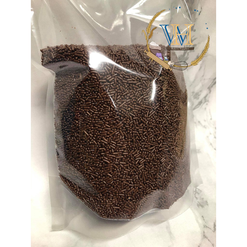 Chocolate Rice 100g 500g 1kg Coklat Urai Rice Tabur Sprinkles Manik ...