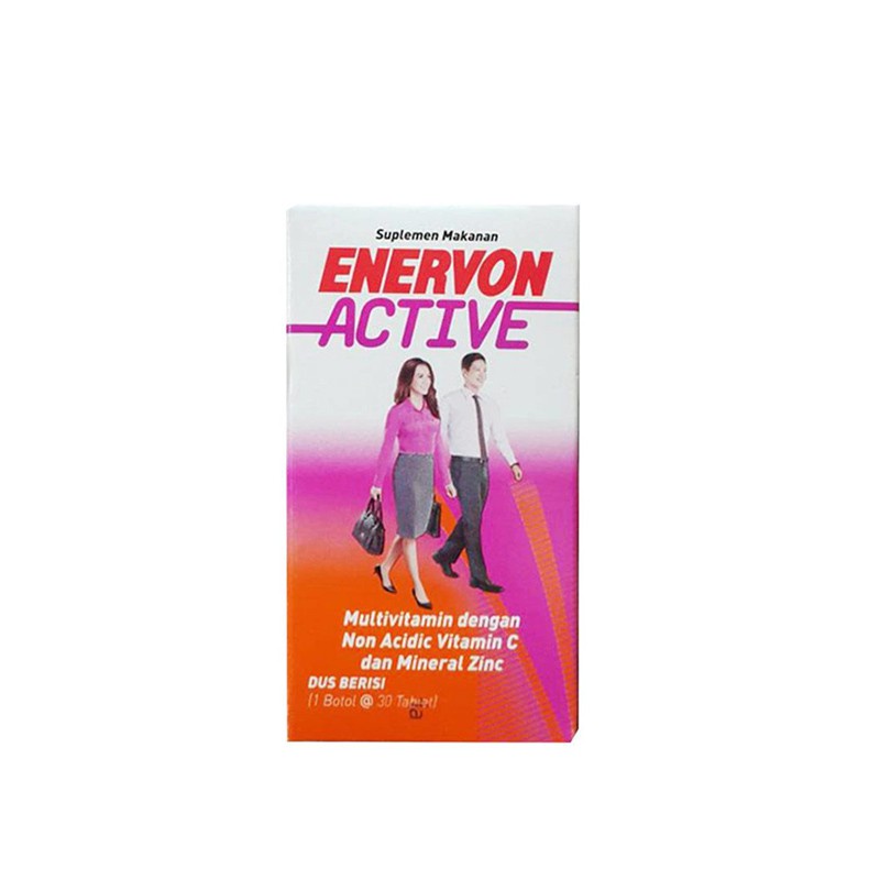 Enervon Active 30 Tablet / Vitamin / Vitamin C / Suplemen / Daya Tahan Tubuh - Gambar 3