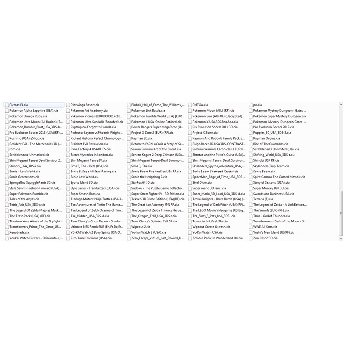 List of 3DS CIA Games / GAME COPY NINTENDO 3DS CFW | Shopee Singapore