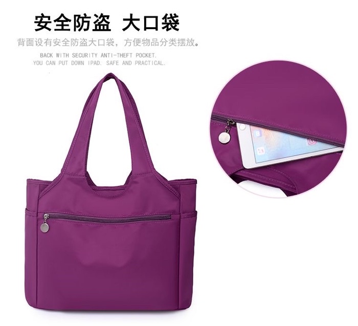 大容量尼龙女包Waterproof Bag Large-capacity Travel Tote Bag Shoulder Nylon ...