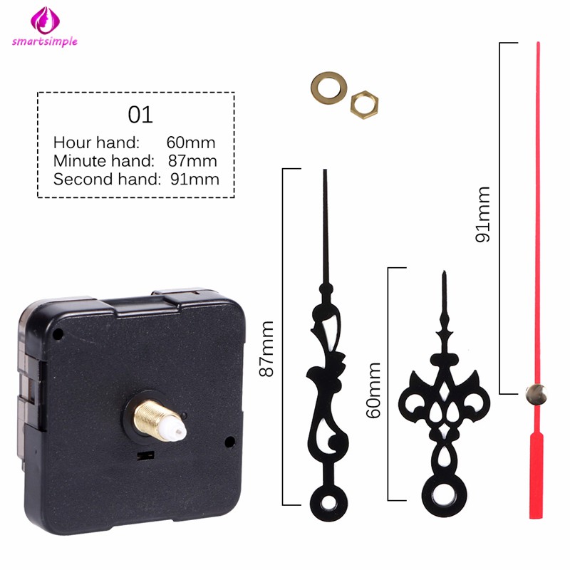 Ss Quartz Clock Movement For Mechanism Clock Repair Replacement Length 