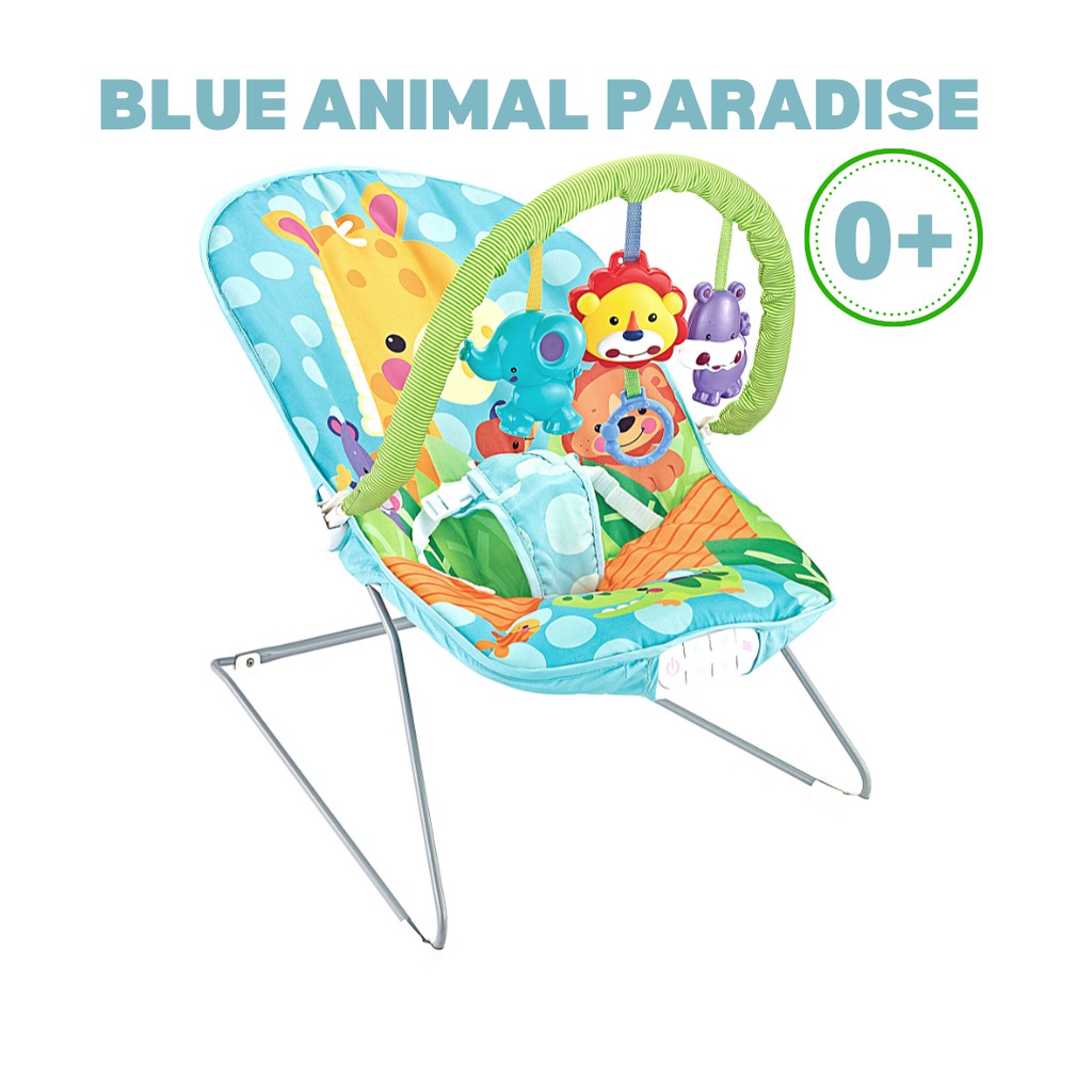 Shears Bouncer Baby Blue Animal Paradise Bouncer SBR9923 Shopee Singapore