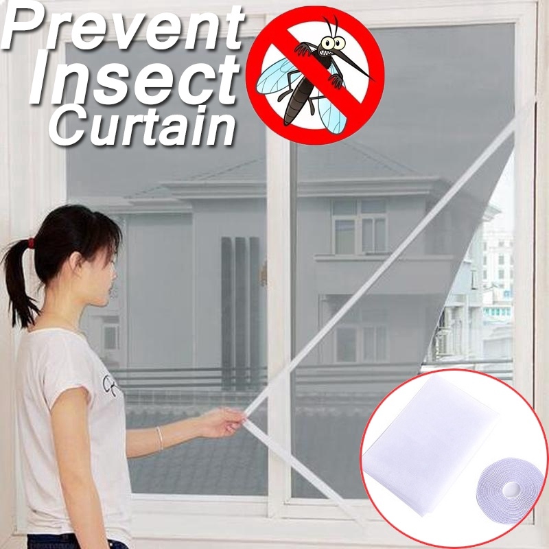 Ready Stock^ Home Indoor Anti Insect Fly Screen Curtain Mesh Bug