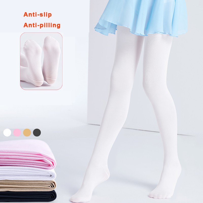 2 Pairs Ballet Dance Footed Tights, Breathable Ballet Legging Stocking with  Hole in Foot Pantyhose for Girls Kids Women : : Clothing, Shoes 
