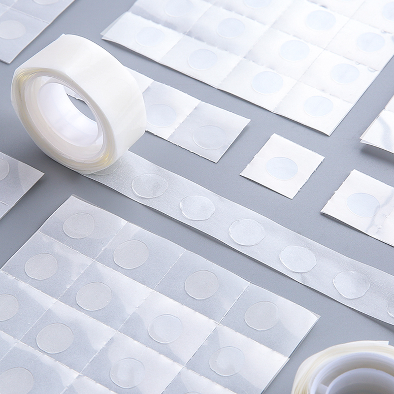 60-100 Dots Double Sided Adhesive Poster Clear Glue Point Tape Round No Traces Strong Adhesive Sticker Waterproof For Craft DIY