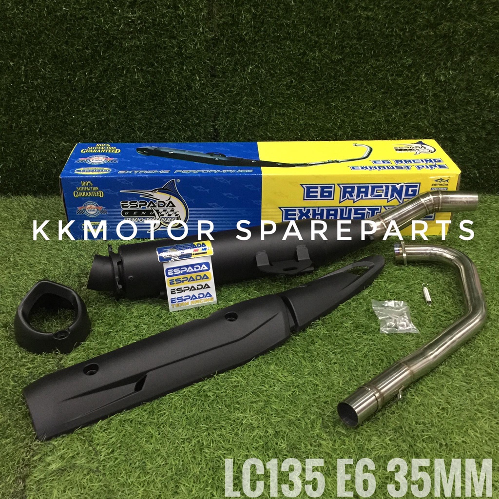 ESPADA RACING EXHAUST PIPE YAMAHA LC135 LC 135 [E6] 35mm EKZOS PIPE