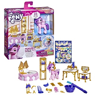 My Little Pony: A New Generation Mega Movie Friends Princess Petals -  8-Inch Pink Pony Figure with Comb, Toy for Kids Ages 3 and Up : :  Toys