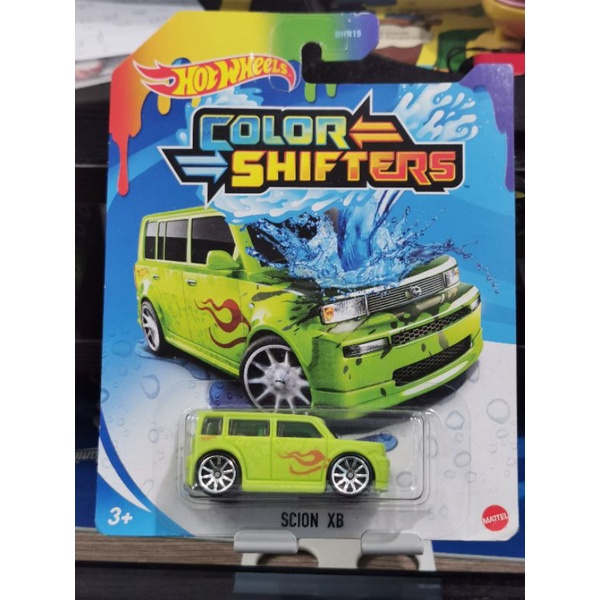 Hot Wheels Color Shifters Scion XB Green Yellow | Shopee Singapore