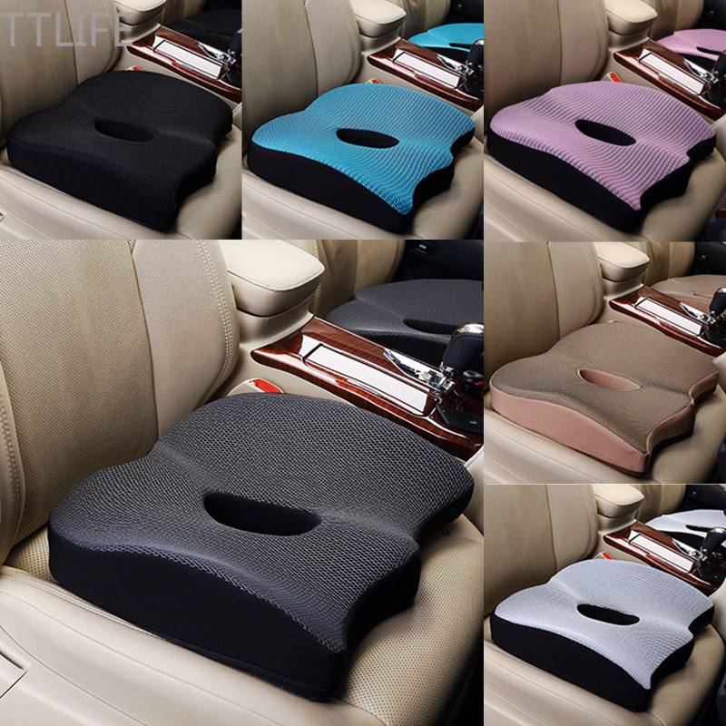 TTLIFE】High Quality Memory Foam Non-slip Cushion Pad ,Adjustable Car Seat  Cushions,Adult Car Seat Booster Cushions