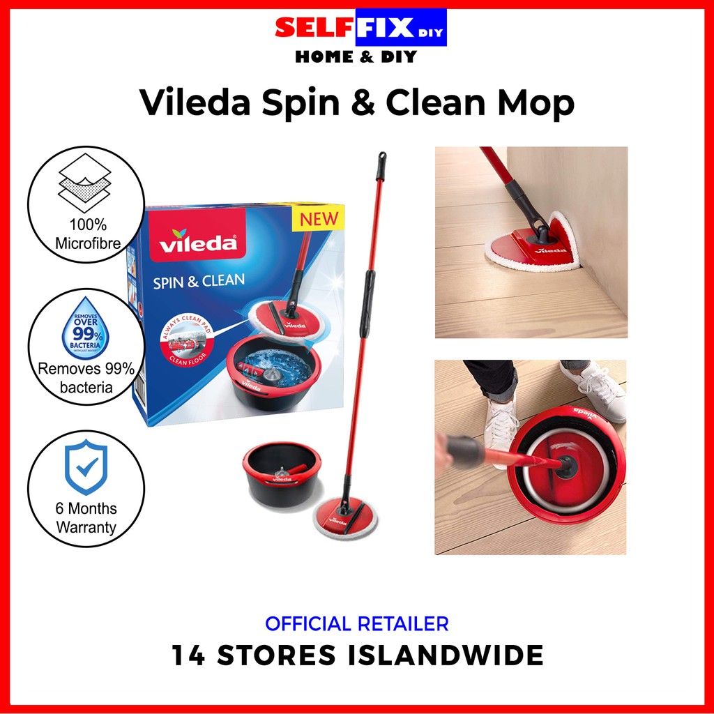Vileda Spin & Clean Mop Shopee Singapore