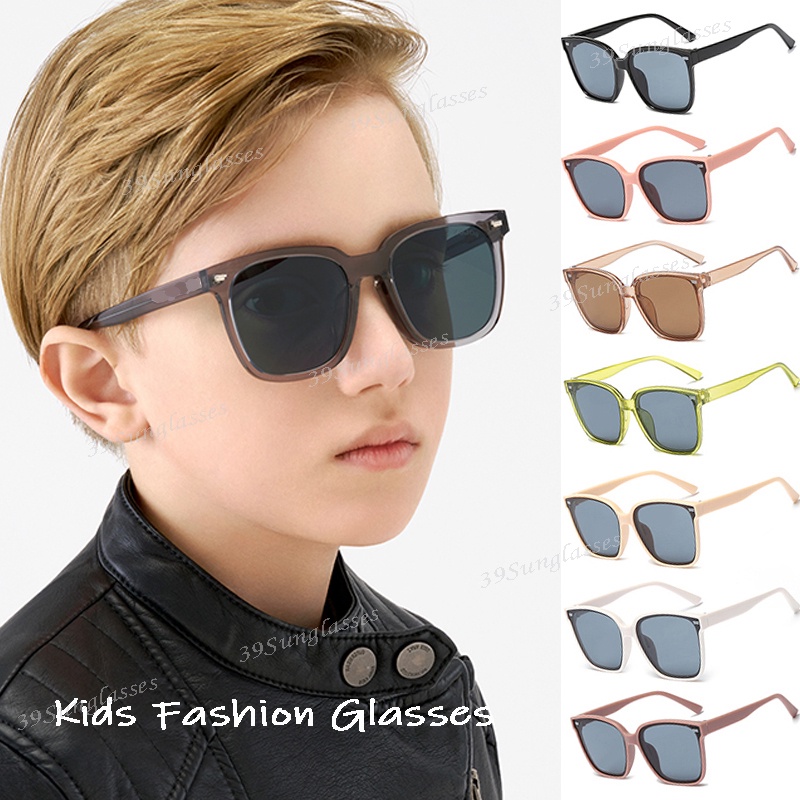 Children's summer square Sunscreen Glasses Kid Outdoor beach Sunglasses UV protection boys girls fashion cute baby classic Wild Shades Eyewear