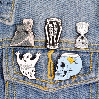 11 Style Punk Pins Black Coffin With Skeleton Couple Inside Forever Jacket  Jeans And Ever Gothic Pin Gift For Boyfriend Fashion Jewelry