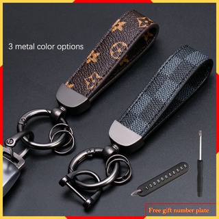 Leather hot sale motorcycle keychain