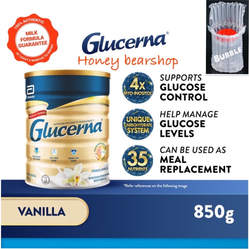 Glucerna DiabetesSpecific Formula Vanilla (850g) Exp 04/2024