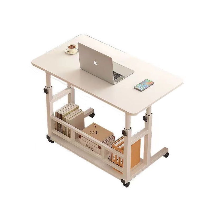 Adjustable Laptop Standing Portable Computer Pc Movable With Wheels ...