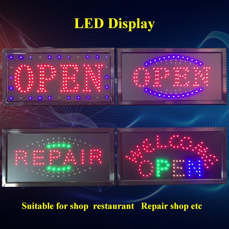LED Open display signboard billboard | Shopee Singapore