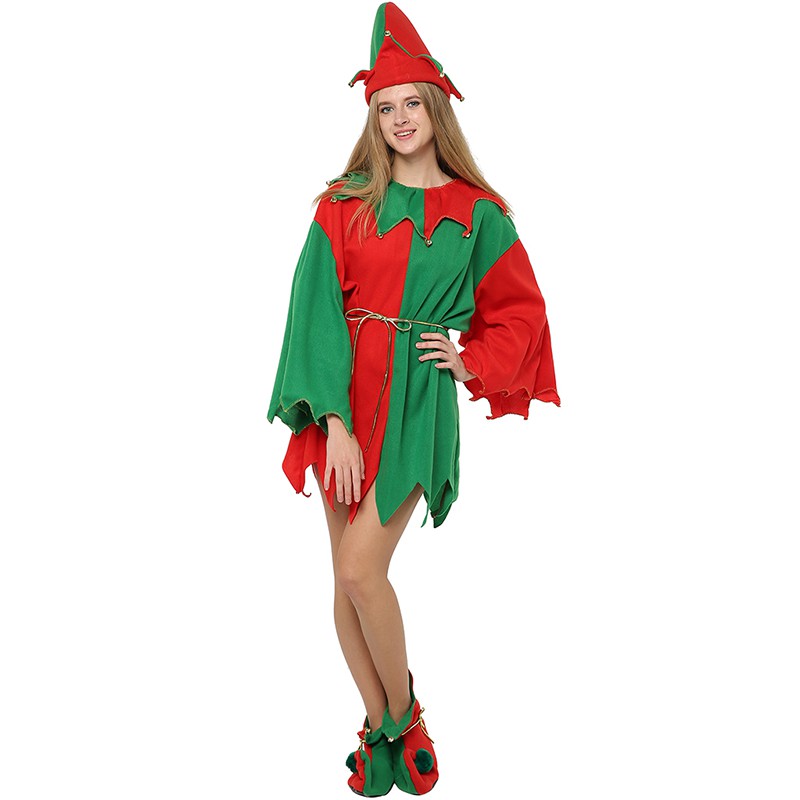 Adult hot sale elf dress