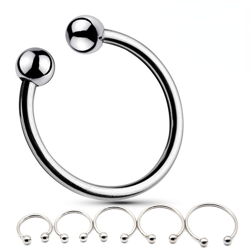 Stainless Steel Cock Rings Glans Stimulating Penis Ring Sex Delay ...