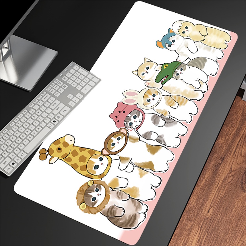 Mousepad Cute Computer Accesories Funny Desk Mat Cat Paw Gaming Mouse ...