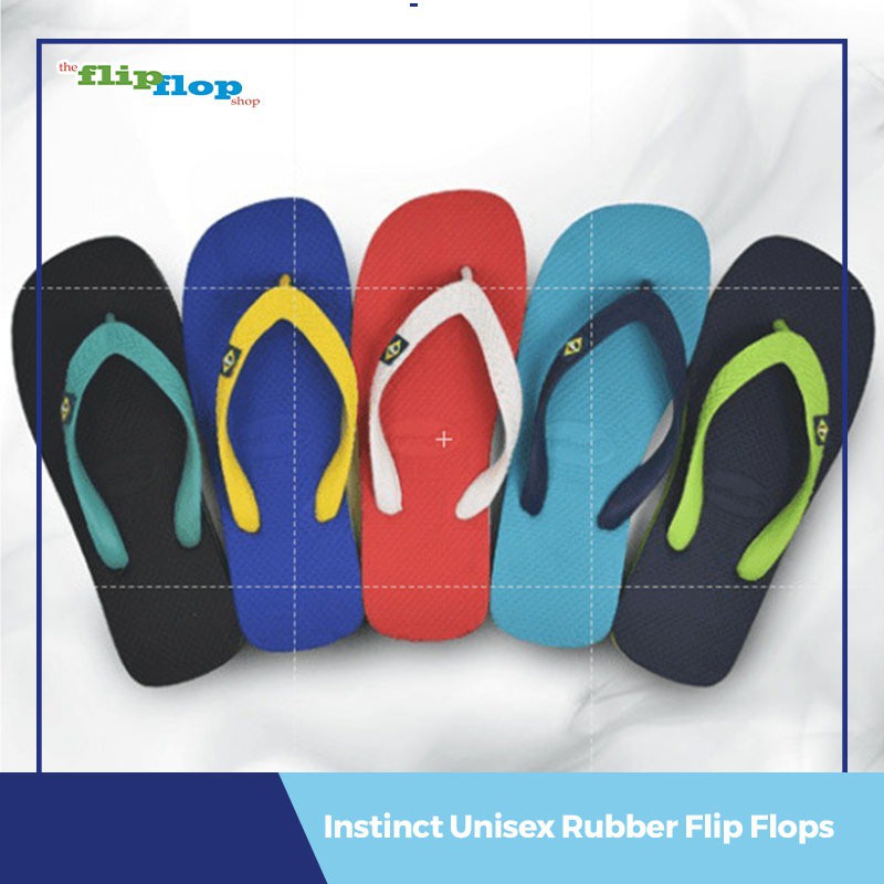 Instinct Unisex Rubber Flip Flops 81306 Shopee Singapore